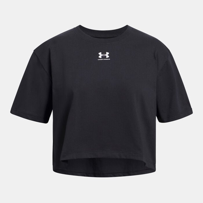 Under Armour Kids' Rival T-Shirt Black Under Armour Kids' Rival T-Shirt Black image number 0