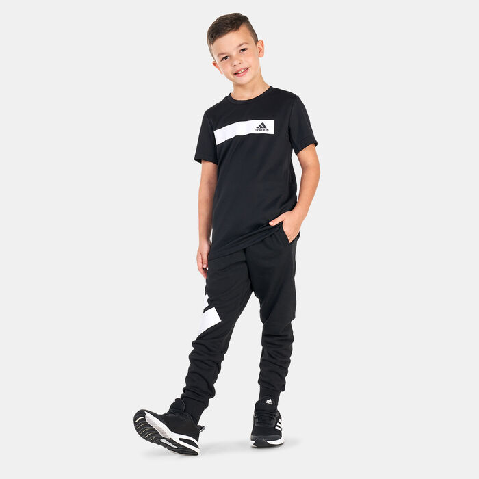 adidas Kids' Badge of Sport Logo Joggers Black image number 2