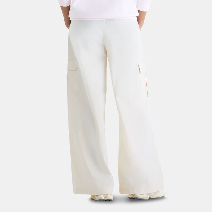 New Balance Women's Woven Cargo Pants White image number 1