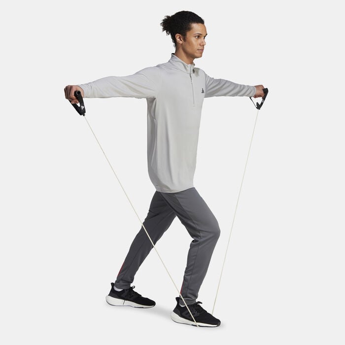 adidas Men's Train Essentials Seasonal Woven Training Pants Grey adidas Men's Train Essentials Seasonal Woven Training Pants Grey image number 2