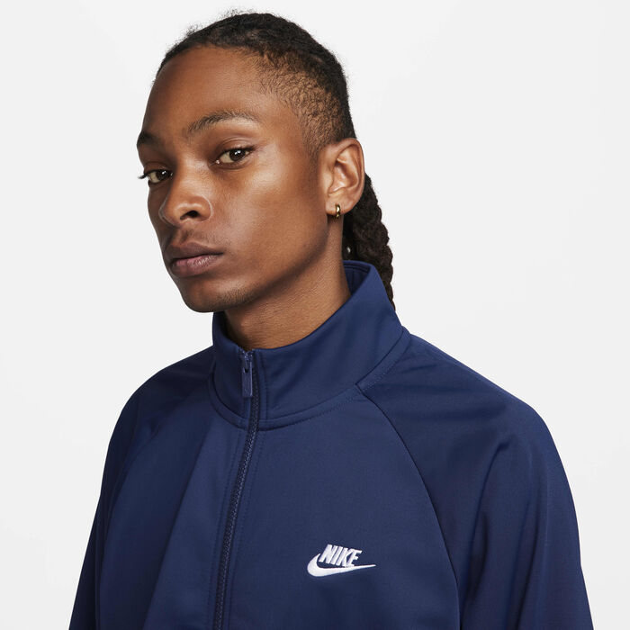 Nike Men's Club Poly-Knit Tracksuit Blue image number 2