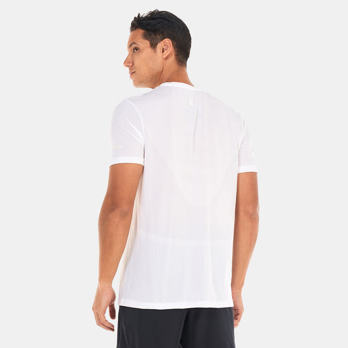 Under Armour Men's UA Seamless Stride T-Shirt White image number 1