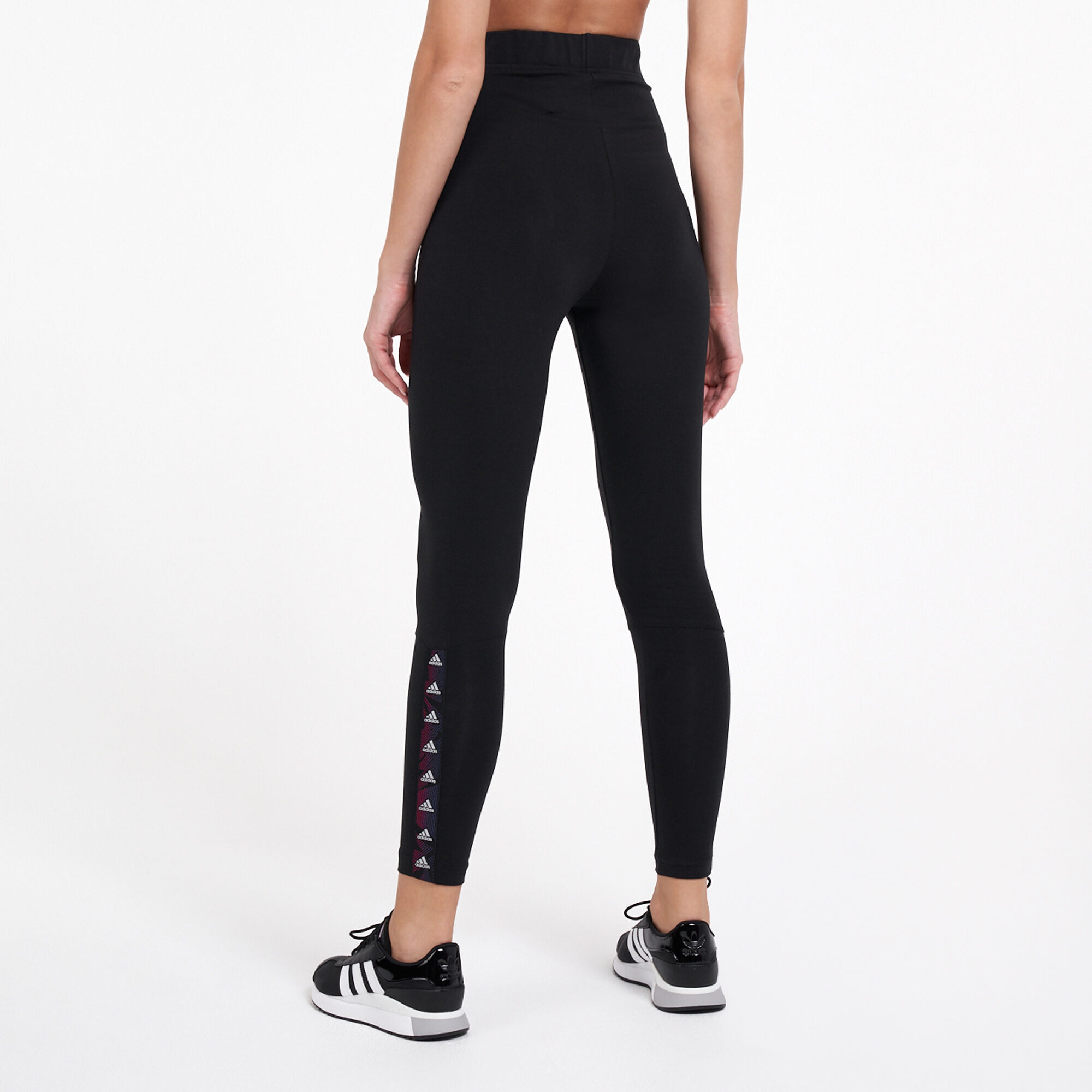 Adidas tape leggings black deals