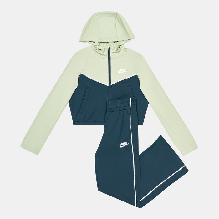 Nike Kids' Sportswear Hooded Tracksuit (Older Kids) Black image number 0