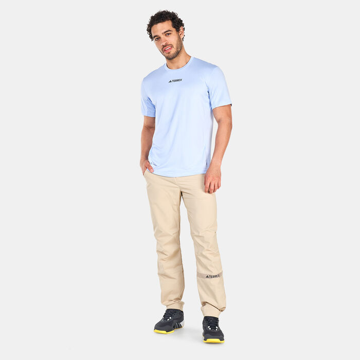 adidas Men's Terrex Multi T-Shirt Blue adidas Men's Terrex Multi T-Shirt Blue image number 2