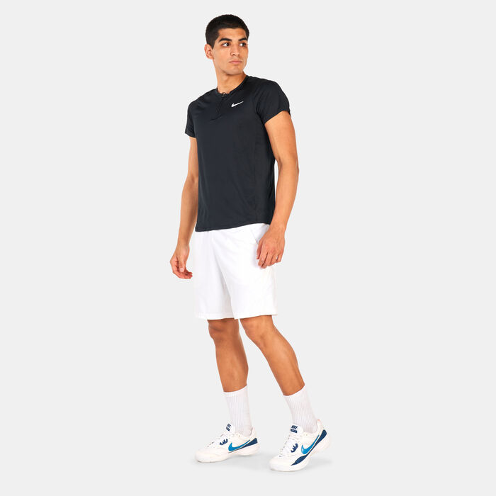 Nike Men's Court Flex Grand Slam Ultimate Polo Top Black image number 2
