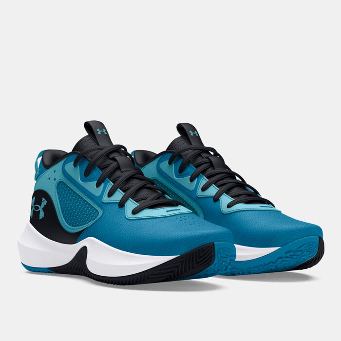 Under Armour Lockdown 6 Basketball Shoes Blue image number 2