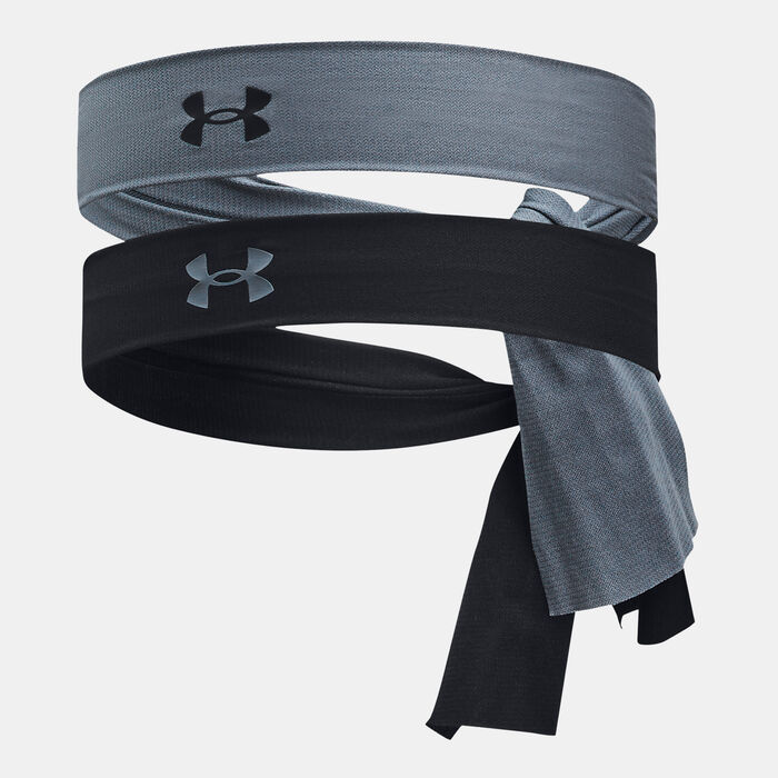 Under Armour Women's Logo Training Headband (2 Pieces) Grey image number 0