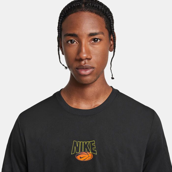 Nike Men's Dri-FIT Basketball T-Shirt Black Nike Men's Dri-FIT Basketball T-Shirt Black image number 3