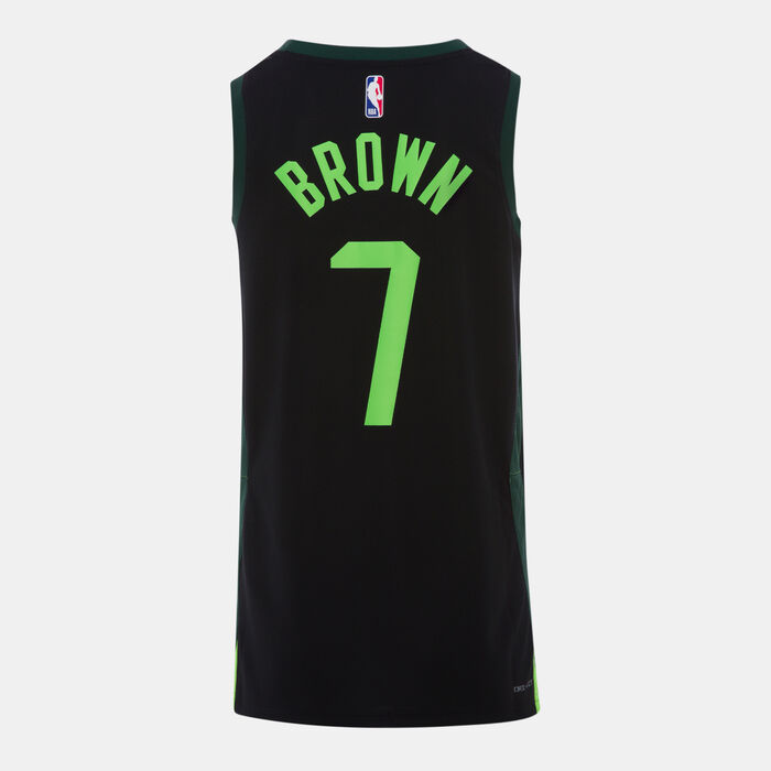 Nike Men's NBA 24/25 Boston Celtics City Edition Swingman Basketball Jersey Black Nike Men's NBA 24/25 Boston Celtics City Edition Swingman Basketball Jersey Black image number 1