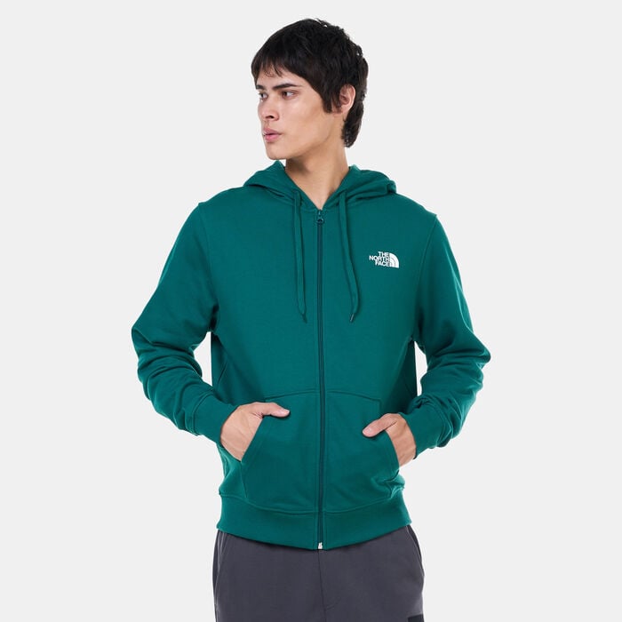 The North Face Men's Biner Graphic Full-Zip Hoodie Green The North Face Men's Biner Graphic Full-Zip Hoodie Green image number 0