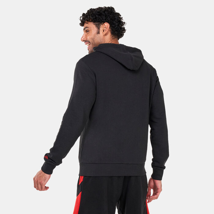 New Era Men's NBA Chicago Bulls Script Full-Zip Hoodie Black New Era Men's NBA Chicago Bulls Script Full-Zip Hoodie Black image number 1