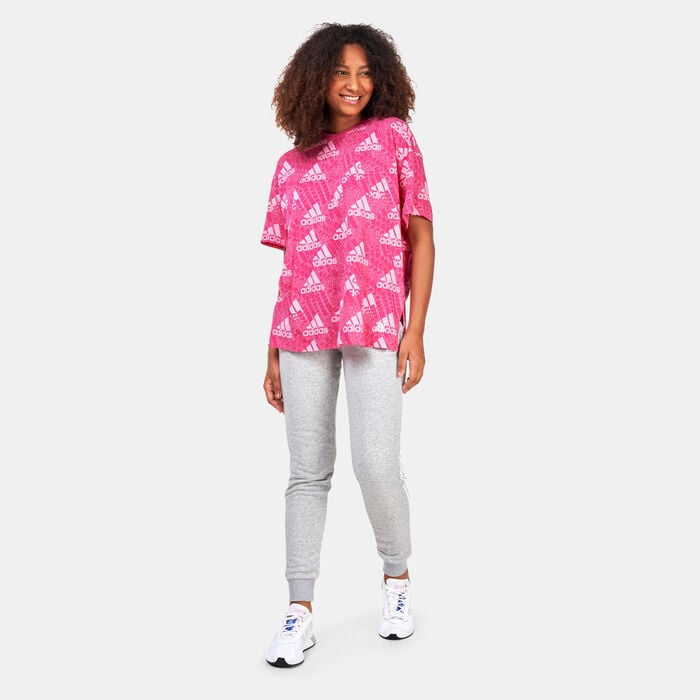 adidas Women's Essentials Boyfriend T-Shirt Pink adidas Women's Essentials Boyfriend T-Shirt Pink image number 2
