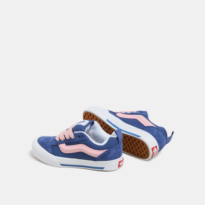 Vans Kids' Knu Skool Unisex Shoes (Young Kids) Blue Vans Kids' Knu Skool Unisex Shoes (Young Kids) Blue image number 2