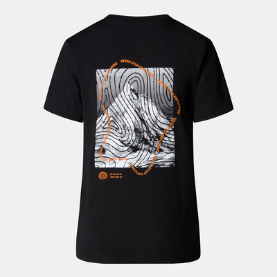 The North Face Women's Foundations Mountains Faces T-Shirt Black The North Face Women's Foundations Mountains Faces T-Shirt Black
