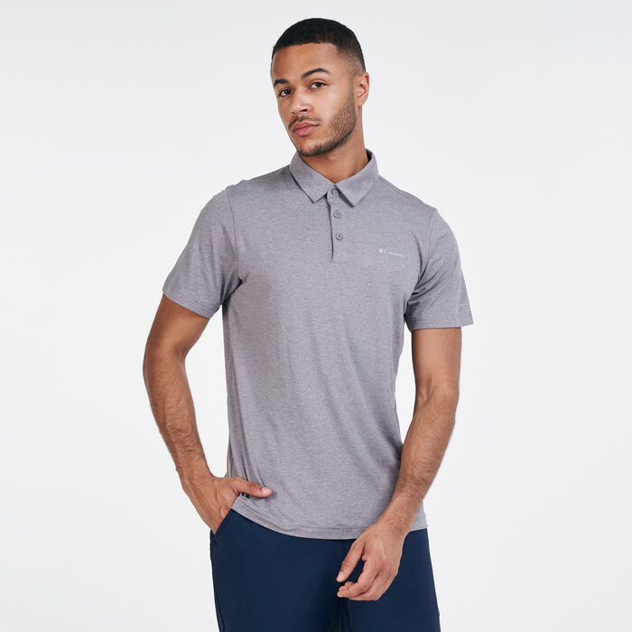Columbia Men's Tech Trail™ Polo T-Shirt Black Columbia Men's Tech Trail™ Polo T-Shirt Black image number 0