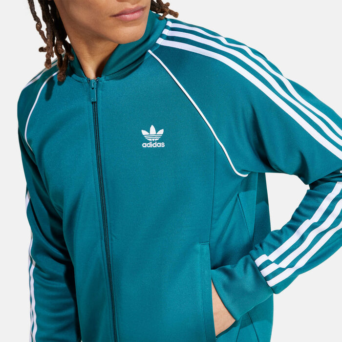 adidas Originals Men's Adicolor Classics SST Track Jacket Green image number 3