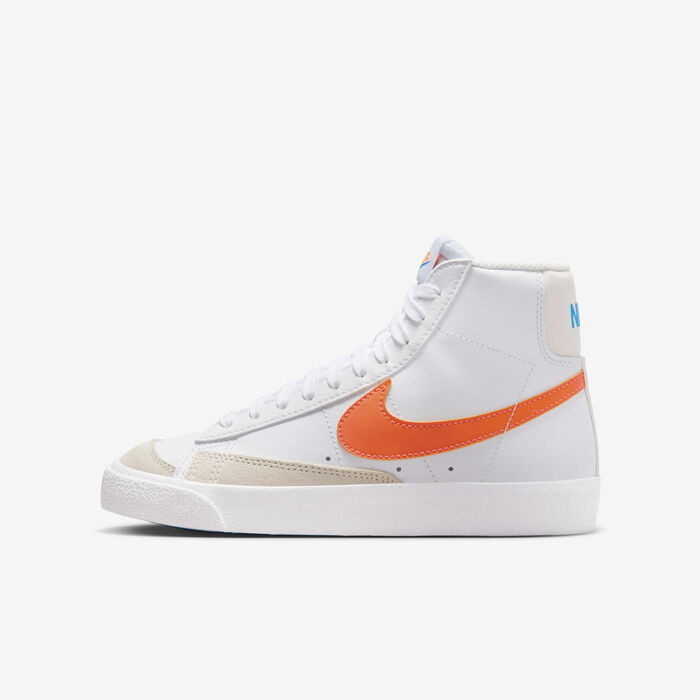 Nike Kids' Blazer Mid '77 Shoes White image number 0