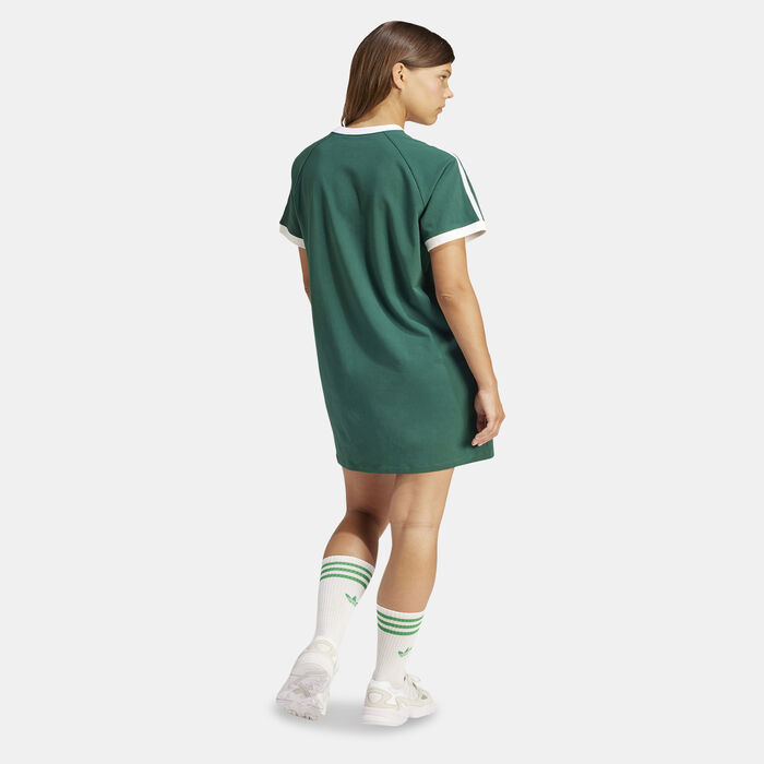 adidas Originals Women's Raglan Dress Green image number 1