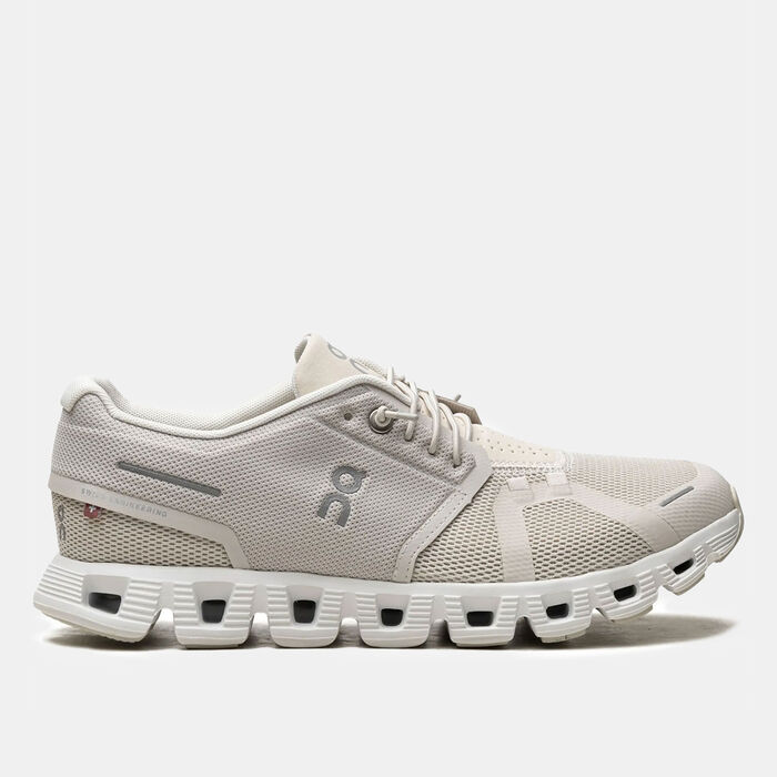 On Women's Cloud 5 Running Shoes White On Women's Cloud 5 Running Shoes White image number 0