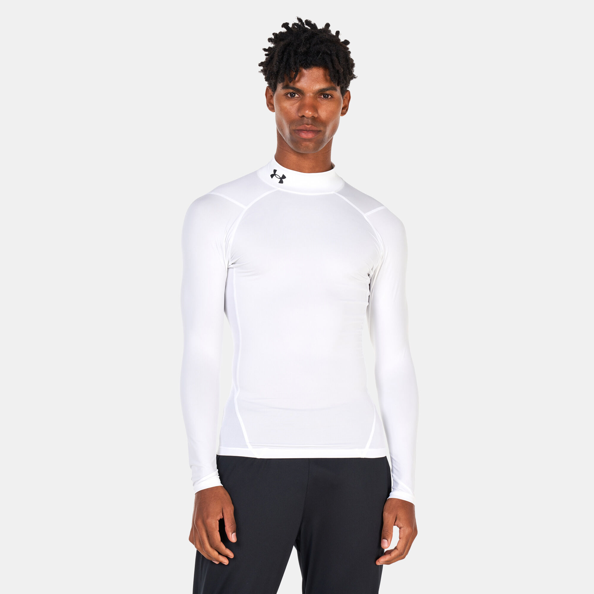 Under armour heatgear white long online sleeve