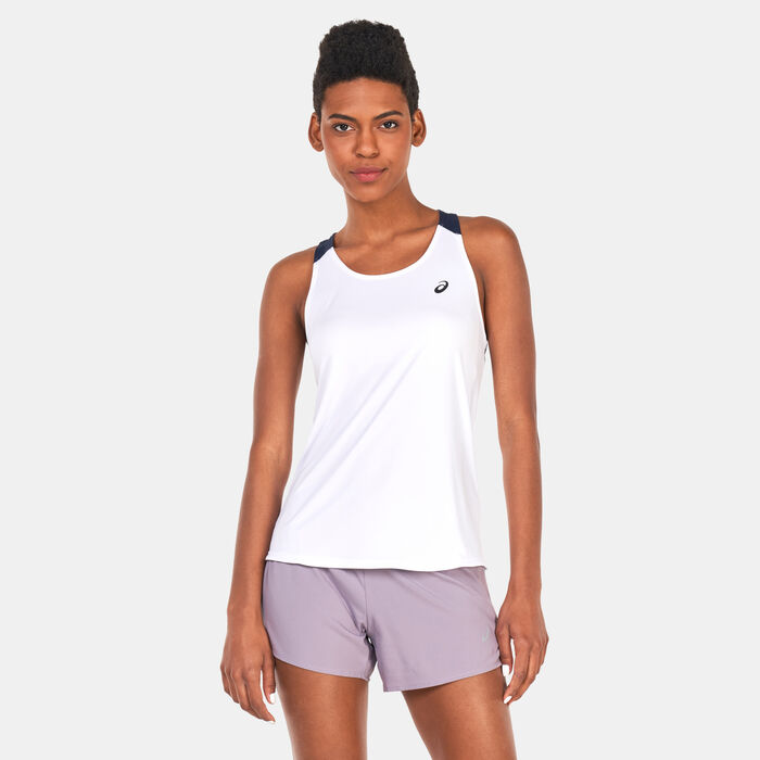 ASICS Women's Court Tank Top White ASICS Women's Court Tank Top White image number 0