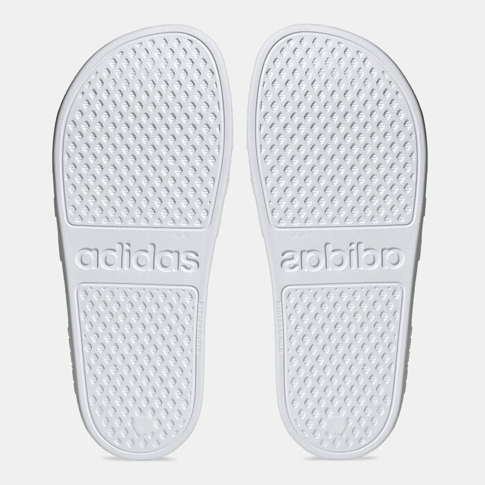 adidas Women's Adilette Aqua Slides Red adidas Women's Adilette Aqua Slides Red image number 3