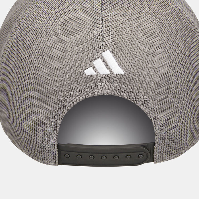 adidas Men's Five-Panel Trucker Cap White image number 1