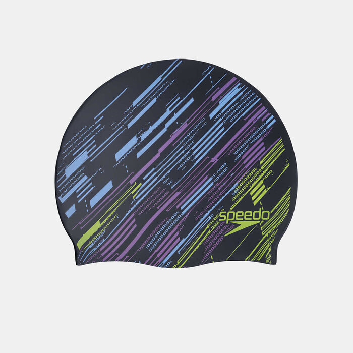Speedo Reversible Moulded Silicone Swimming Cap Multi-Color Speedo Reversible Moulded Silicone Swimming Cap Multi-Color image number 0