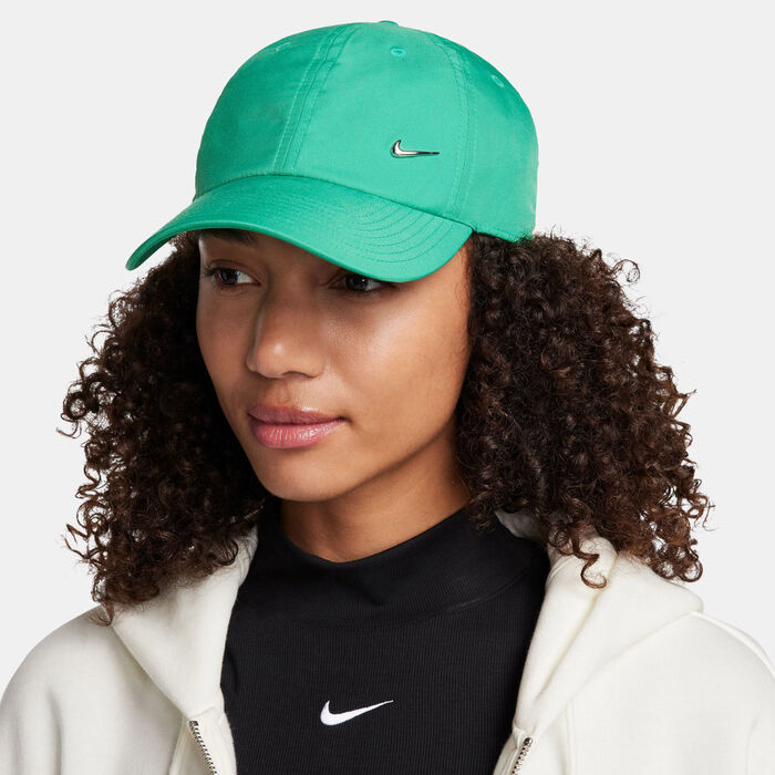 Buy Nike Men's Dri-FIT Club Unstructured Metal Swoosh Cap Green in KSA -SSS