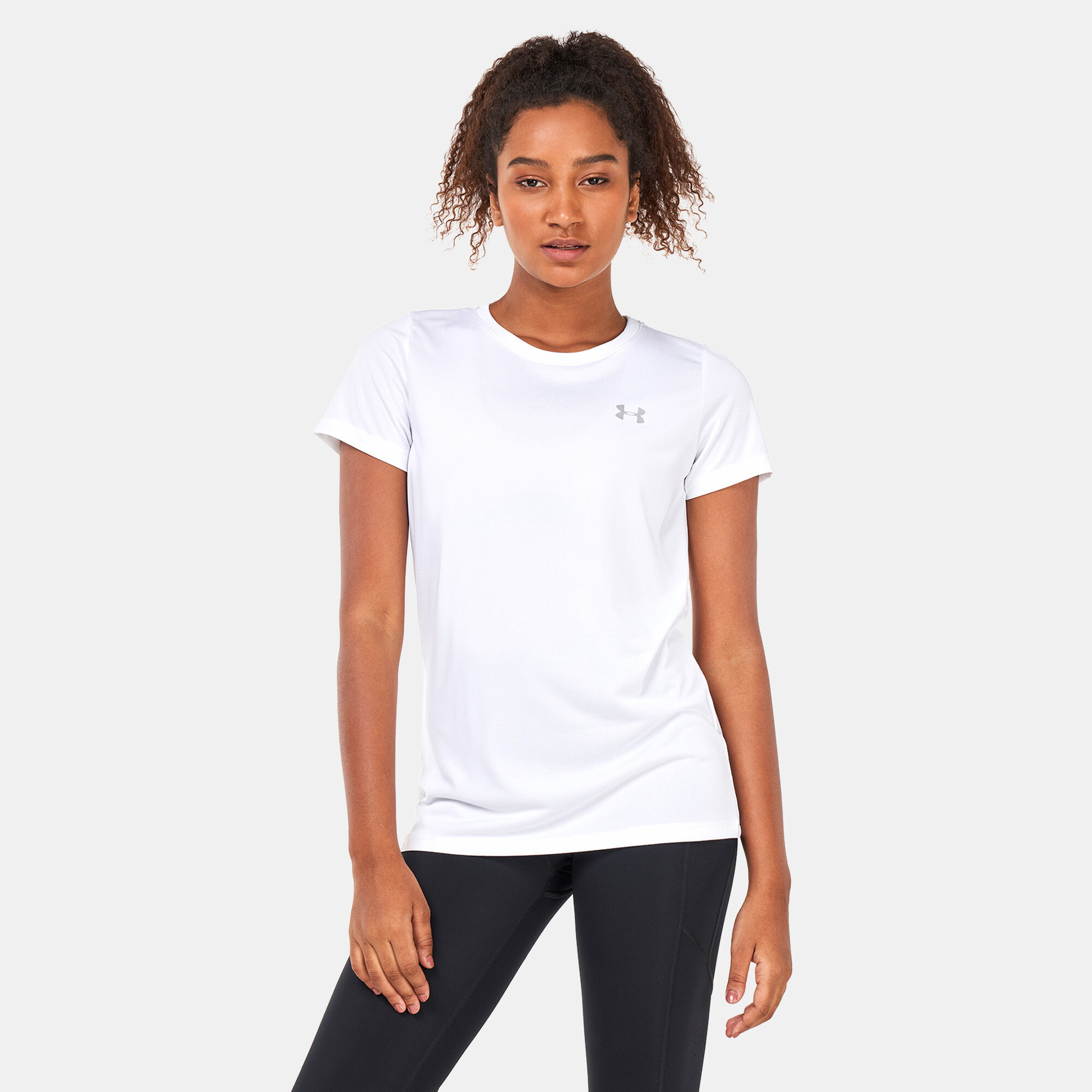 White under armour shirt womens outlet
