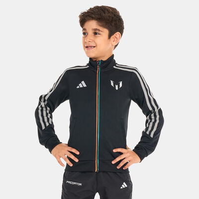 adidas Kids' Messi Training Football Jacket Black