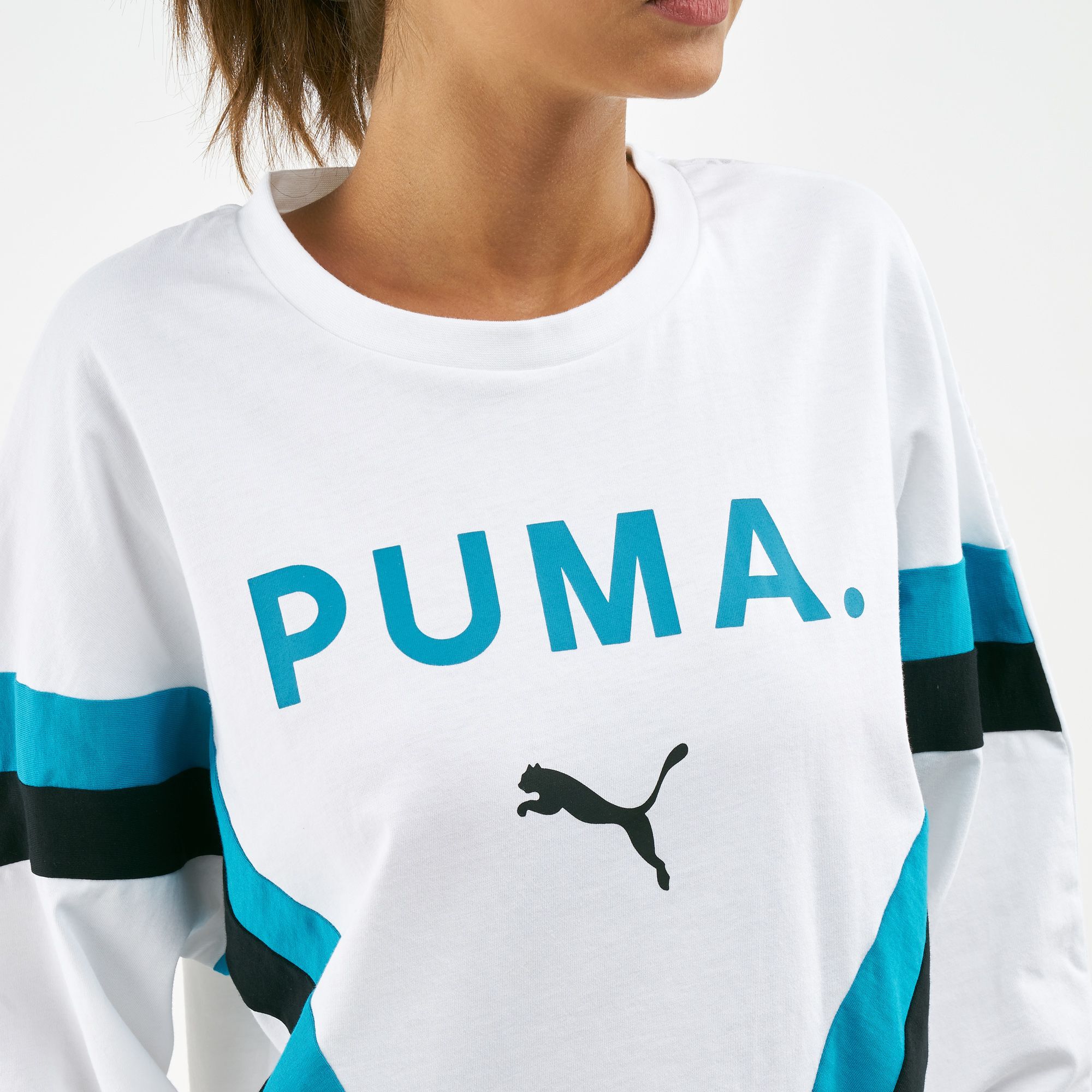 Puma chase long discount sleeve top