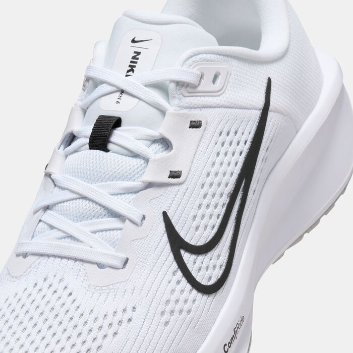 Nike Women's Quest 6 Road Running Shoes White Nike Women's Quest 6 Road Running Shoes White image number 5