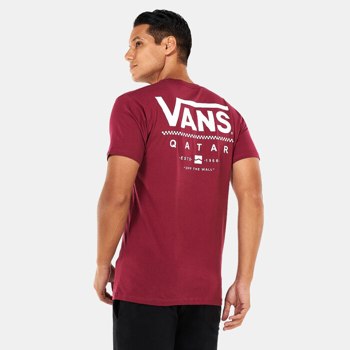 Vans Men's Qatar City T-Shirt Red Vans Men's Qatar City T-Shirt Red image number 1