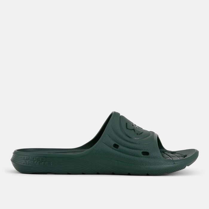 Under Armour Men's Locker IV Slides Green image number 1