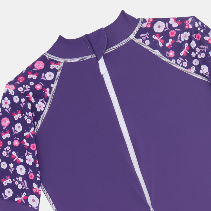 COEGA Kids' Swimming One-Piece Swimsuit Purple COEGA Kids' Swimming One-Piece Swimsuit Purple image number 2
