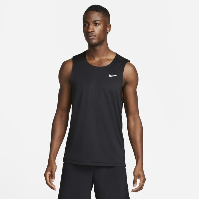 Nike Men's Dri-FIT Ready Fitness Tank Top Black Nike Men's Dri-FIT Ready Fitness Tank Top Black image number 0
