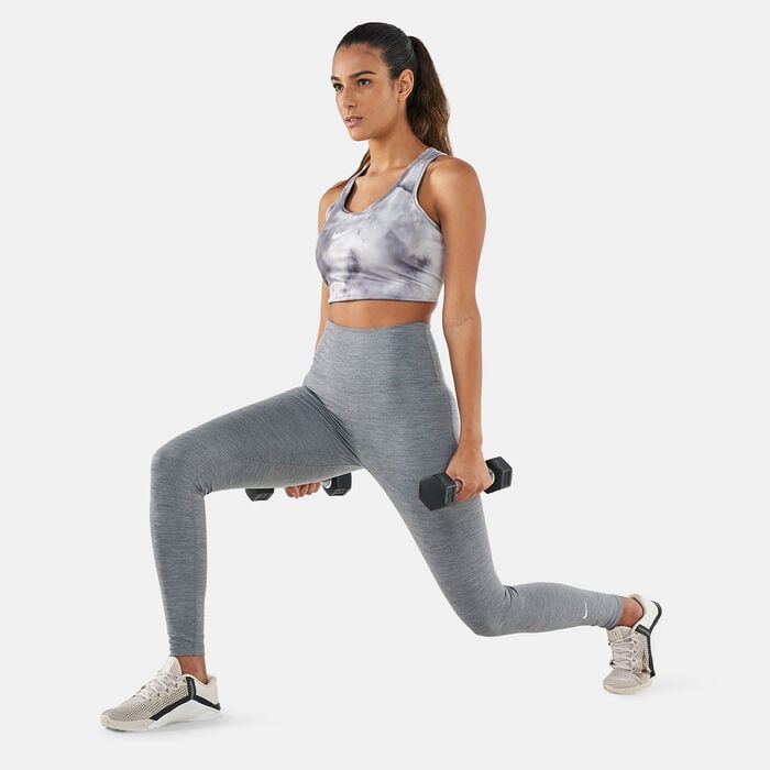 Nike Women's One High-Rise Leggings Grey Nike Women's One High-Rise Leggings Grey image number 2