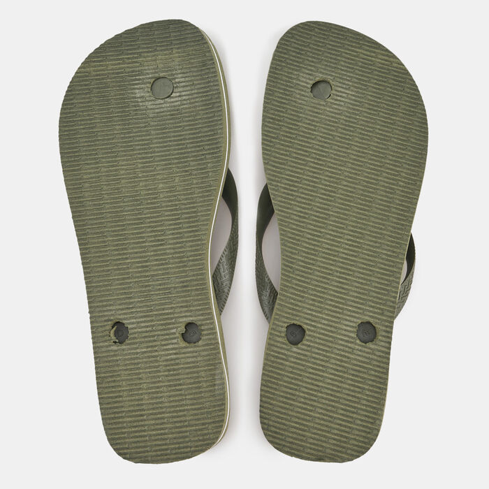 Havaianas Men's Top Logo Filete Flip Flops Green Havaianas Men's Top Logo Filete Flip Flops Green image number 1