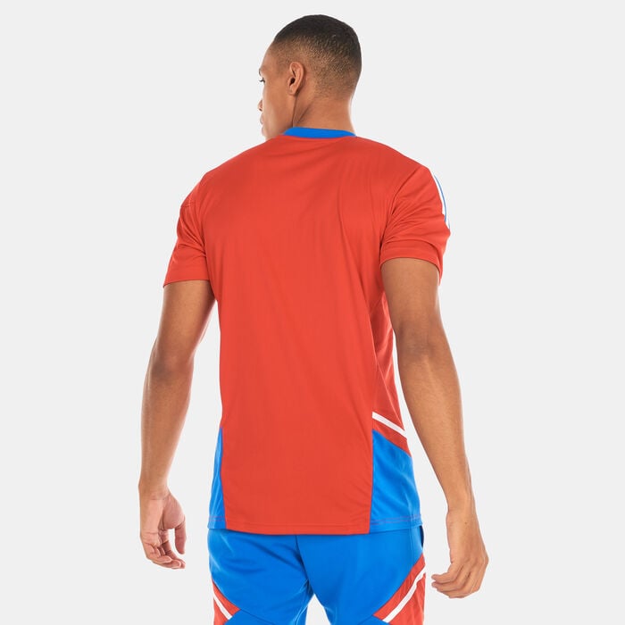 adidas Men's FC Bayern Condivo 22 Training Jersey Red adidas Men's FC Bayern Condivo 22 Training Jersey Red image number 1