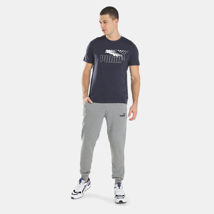 PUMA Men's No. 1 Logo Graphic T-Shirt Blue PUMA Men's No. 1 Logo Graphic T-Shirt Blue image number 2
