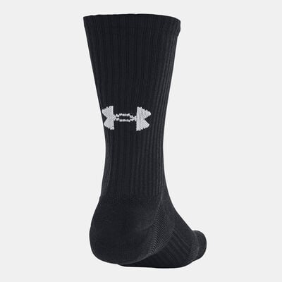 Under Armour Training Cotton Crew Socks (3 Pairs) Black Under Armour Training Cotton Crew Socks (3 Pairs) Black