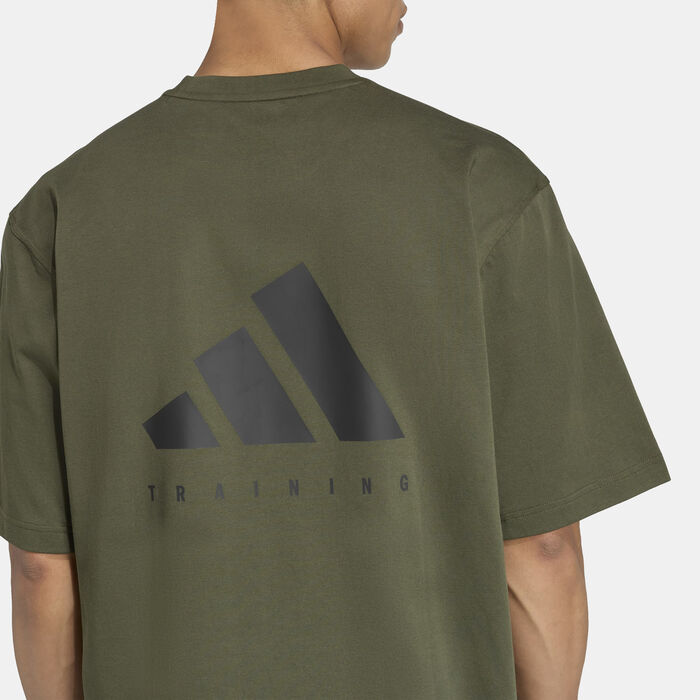 adidas Men's Power Training T-Shirt Green adidas Men's Power Training T-Shirt Green image number 3