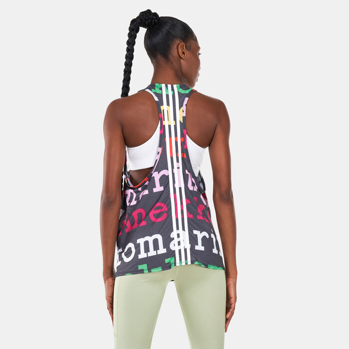 adidas Women's x Marimekko Training Tank Top Black adidas Women's x Marimekko Training Tank Top Black image number 1