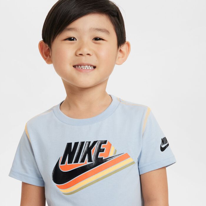 Nike Kids' Sportswear Reimagine T-Shirt and Shorts Set Green image number 1