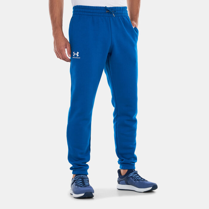 Under Armour Men's UA Essential Fleece Joggers Blue image number 0