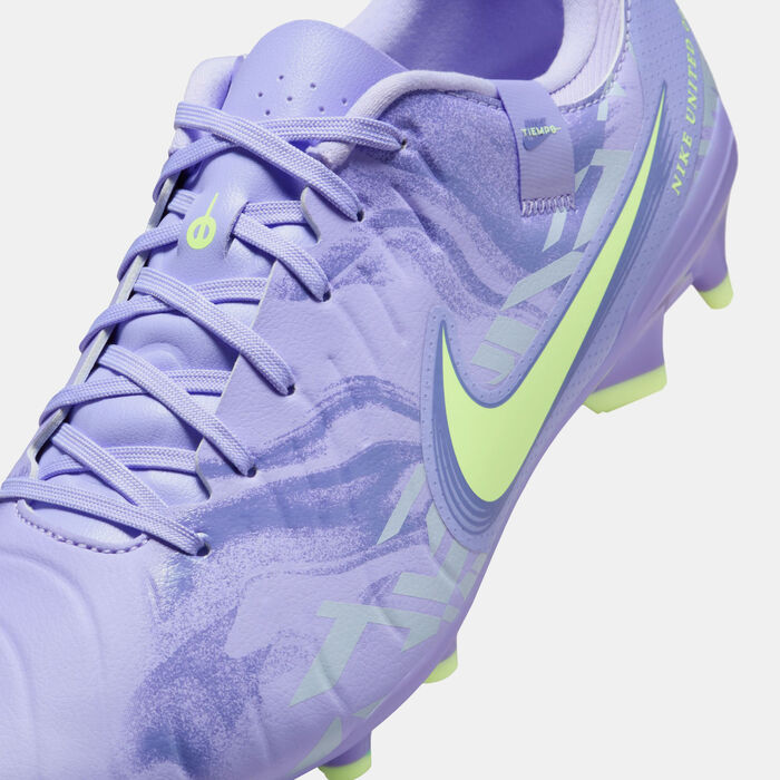 Nike Men's Sophia Smith United Tiempo Legend 10 Academy Multi-Ground Football Shoes Purple image number 4