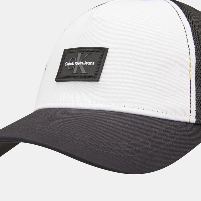 Calvin Klein Men's Organic Cotton Trucker Cap Black Calvin Klein Men's Organic Cotton Trucker Cap Black image number 2