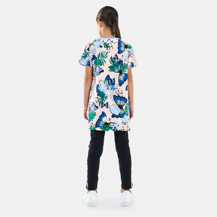 Buy adidas Kids' HER Studio London Animal Flower Print T-Shirt Dress in  Saudi Arabia | SSS